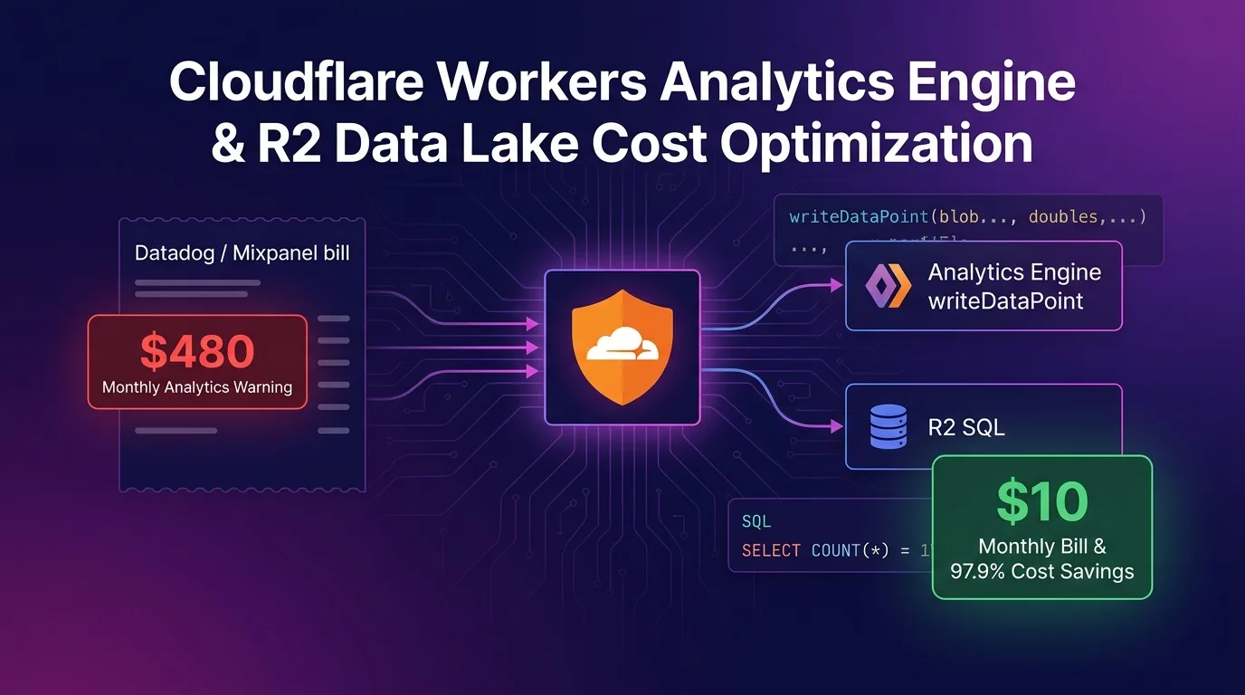 Cloudflare Workers Analytics Engine and R2 Data Lake Cost Optimization architecture guide