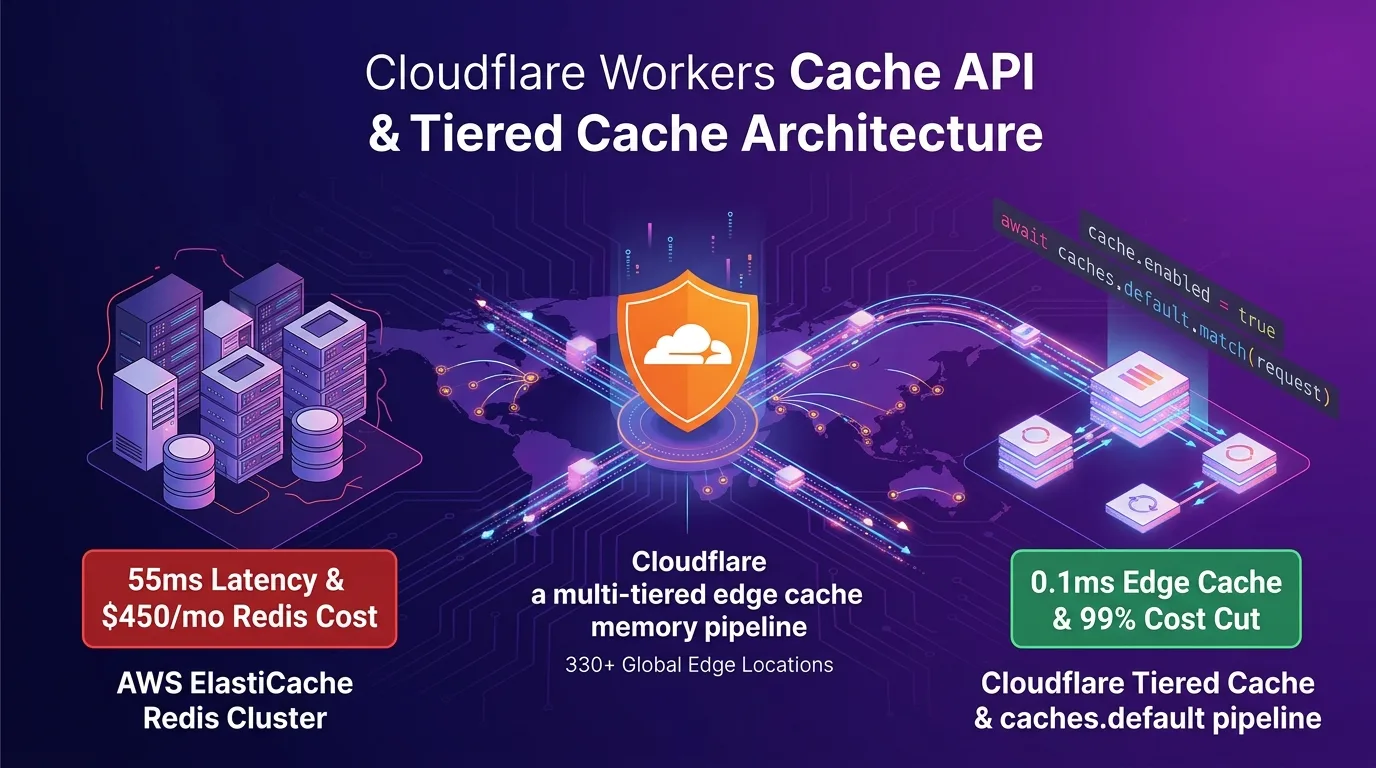 Cloudflare Workers Cache API and Tiered Cache Architecture guide