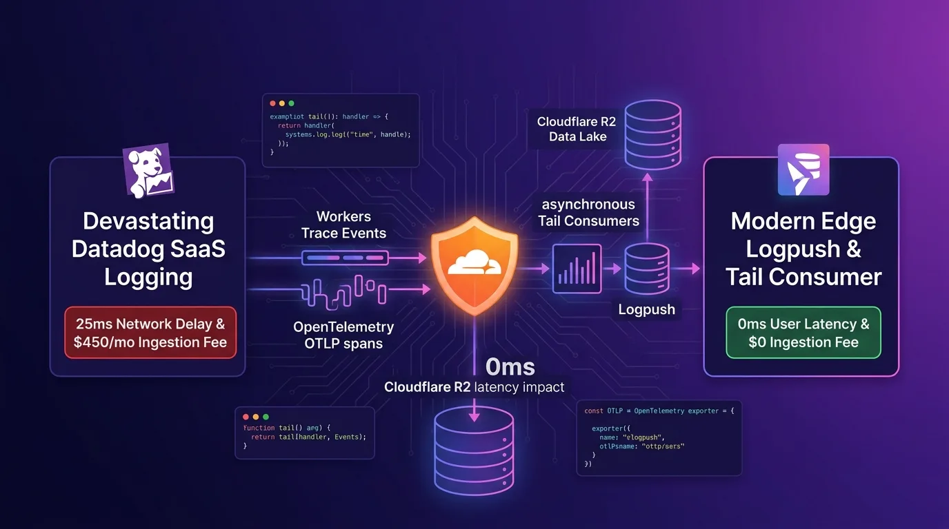 Cloudflare Logpush and Workers Tail Consumers Observability Architecture guide