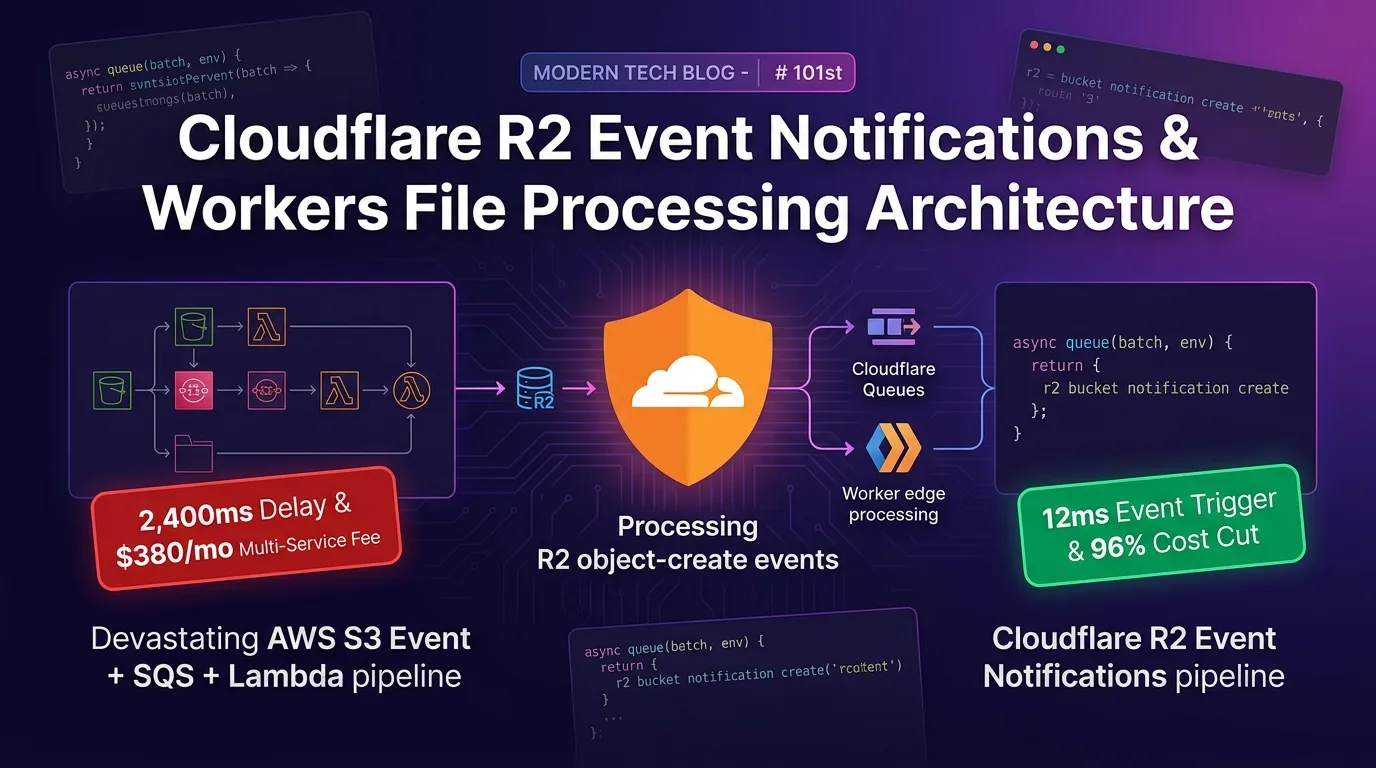 Cloudflare R2 Event Notifications and Workers File Processing Architecture guide