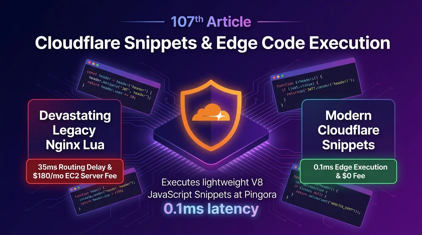 Cloudflare Snippets and Edge Code Execution Architecture guide