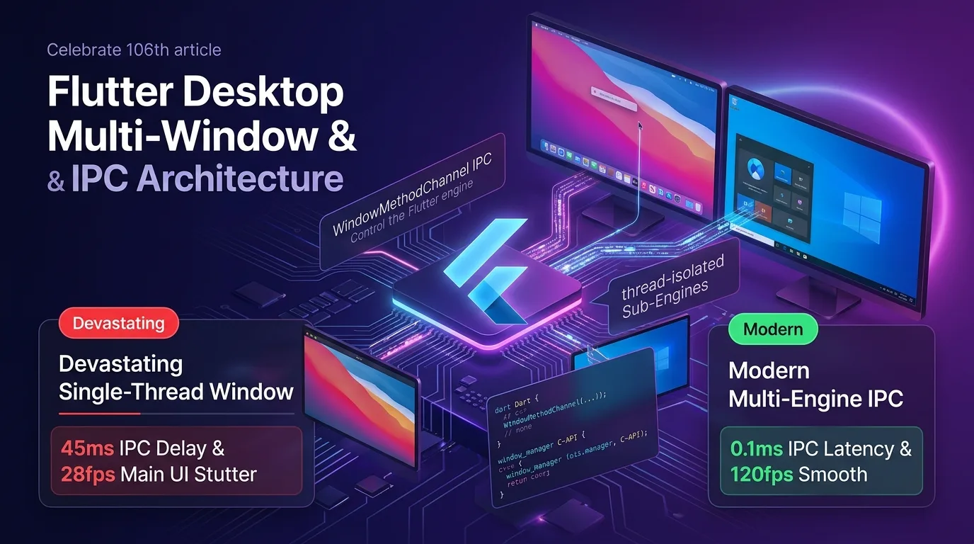 Flutter Desktop Multi-Window and IPC Architecture guide