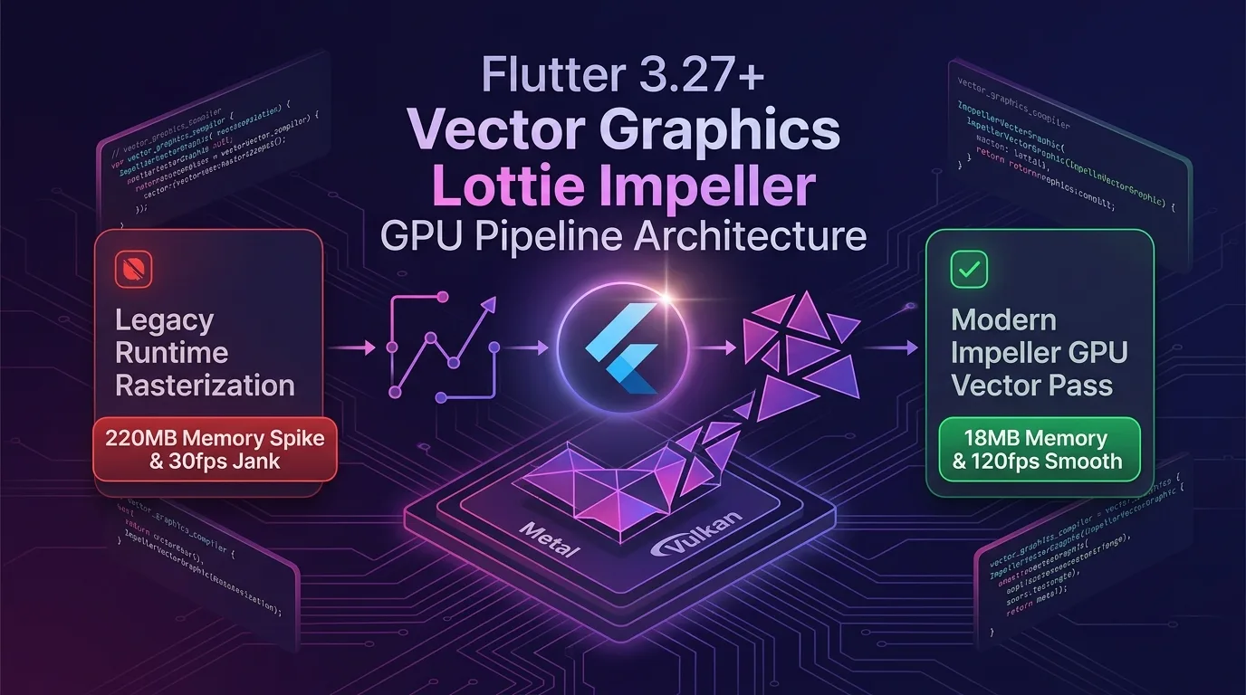 Flutter 3.27 Vector Graphics and Lottie Impeller GPU Pipeline Architecture guide