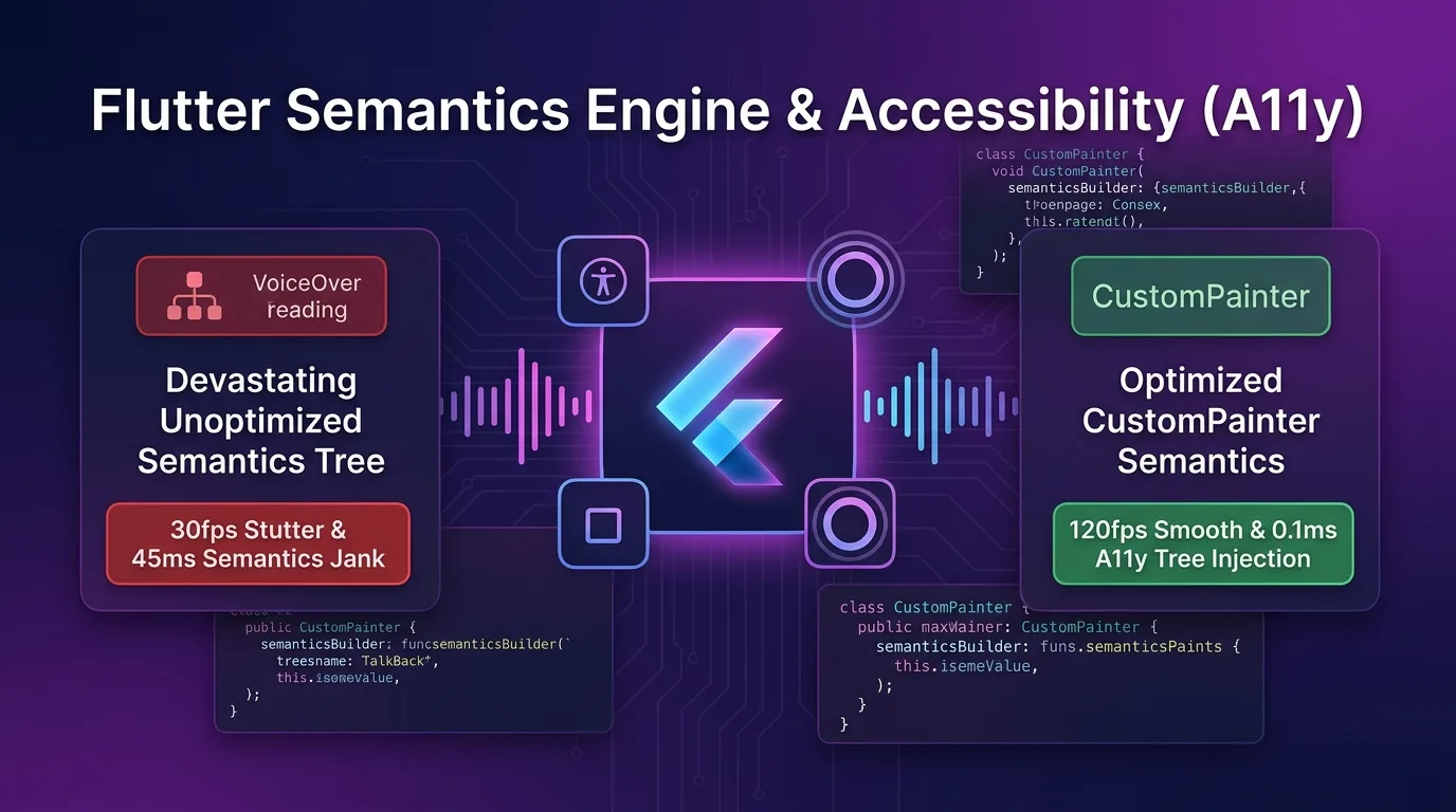Flutter Semantics Engine and Accessibility A11y Architecture guide