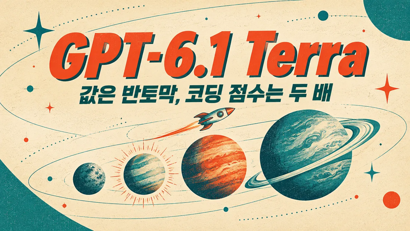 GPT-6.1 Terra, 값은 반토막 코딩 점수는 두 배